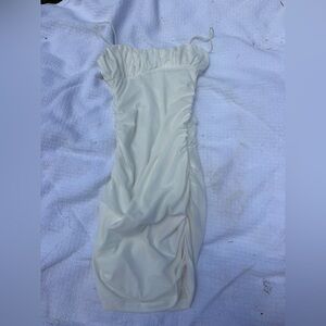 Princess Polly Cream Strapless Dress